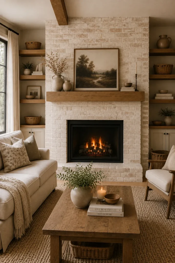 Limewashed Brick