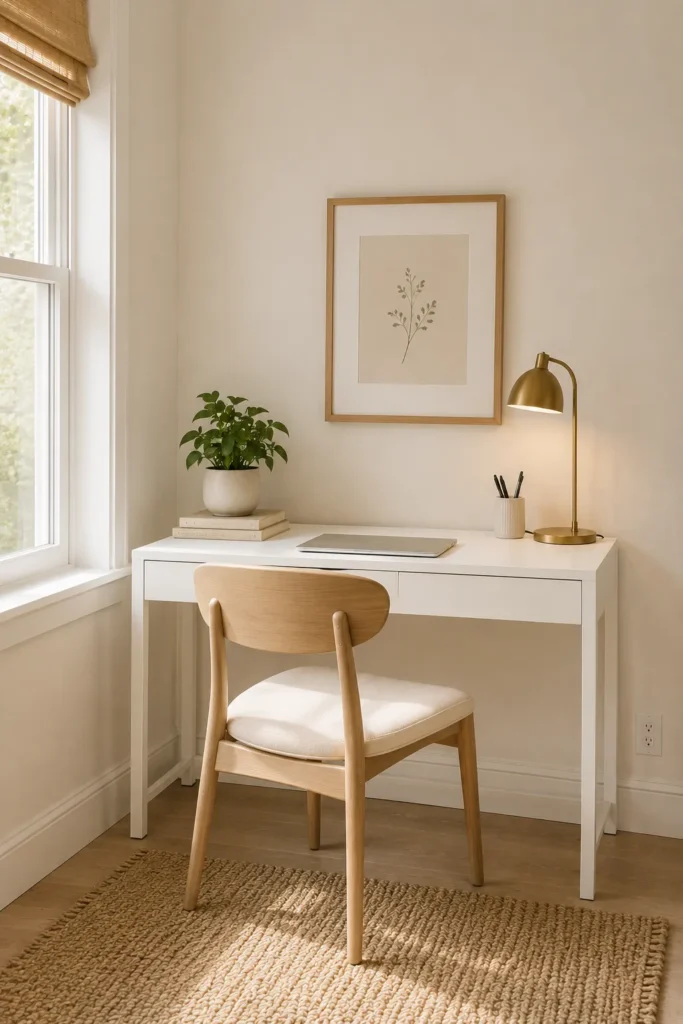 Minimalist Desk Corner