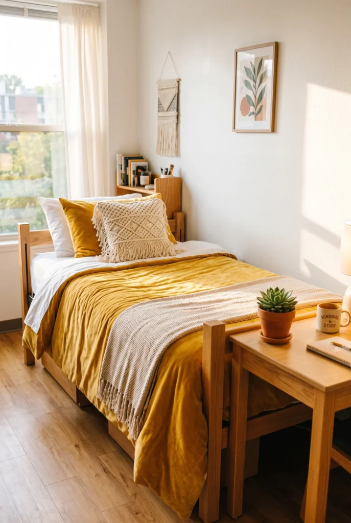 Mustard Yellow Velvet