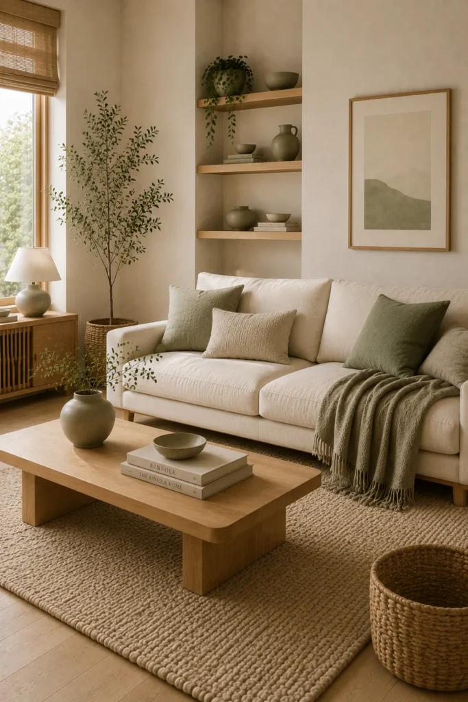 Muted Green Accents