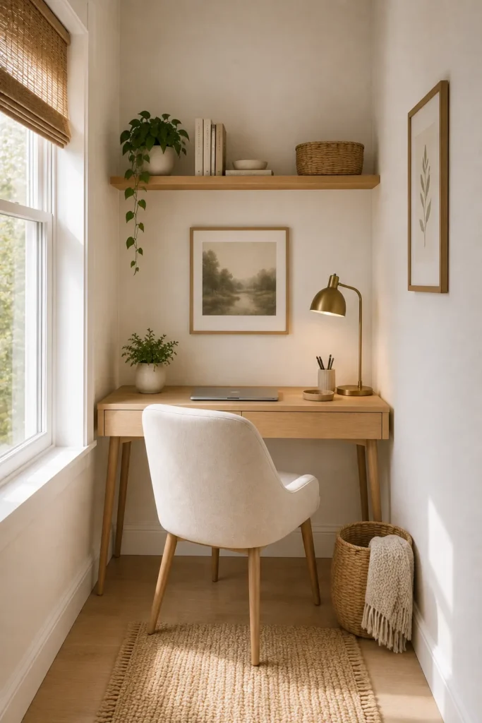 Narrow Wall Workspace