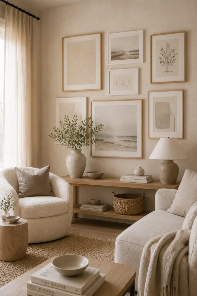 Neutral Art Display
