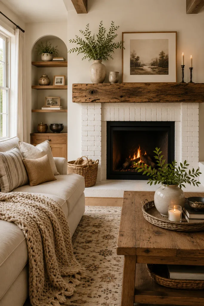 Reclaimed Wood Mantel