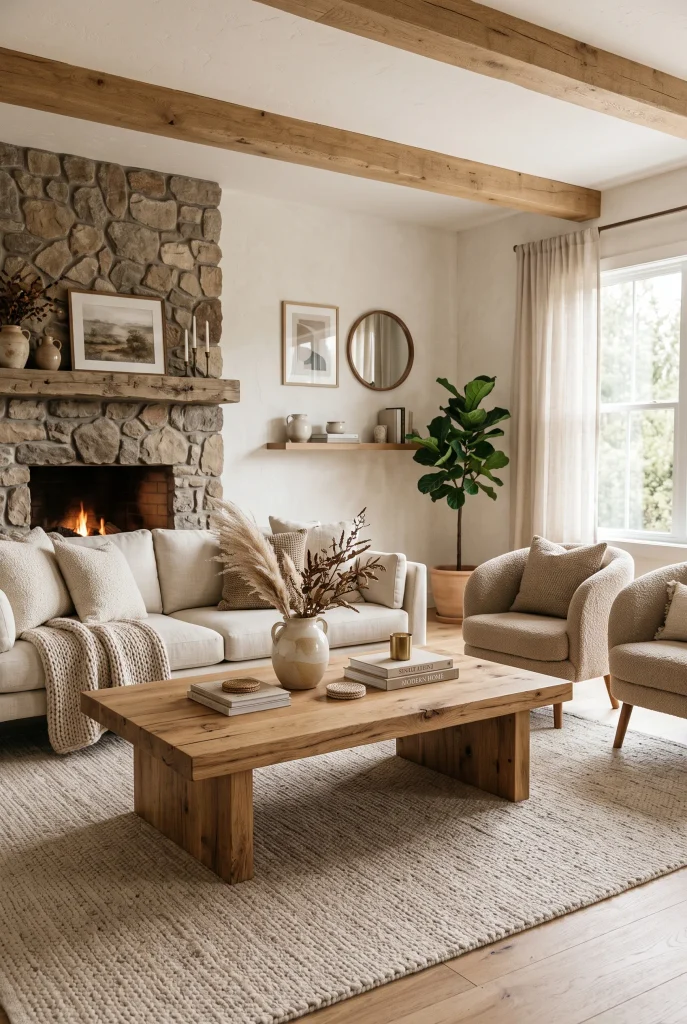 Rustic Wood Coffee Table