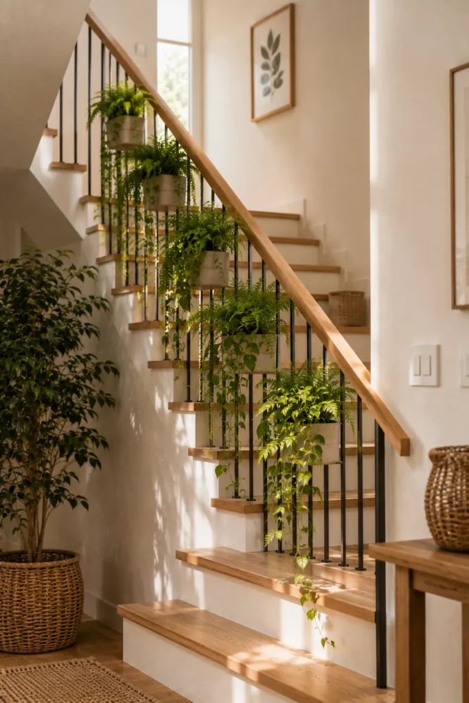 Stair Railing Planters