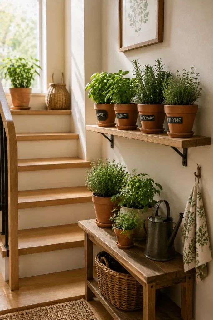 Staircase Herb Corner