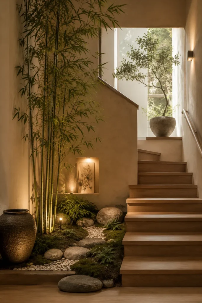 Stairwell Zen Garden