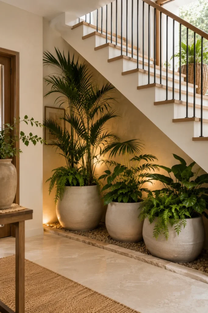 Under-Stair Planters