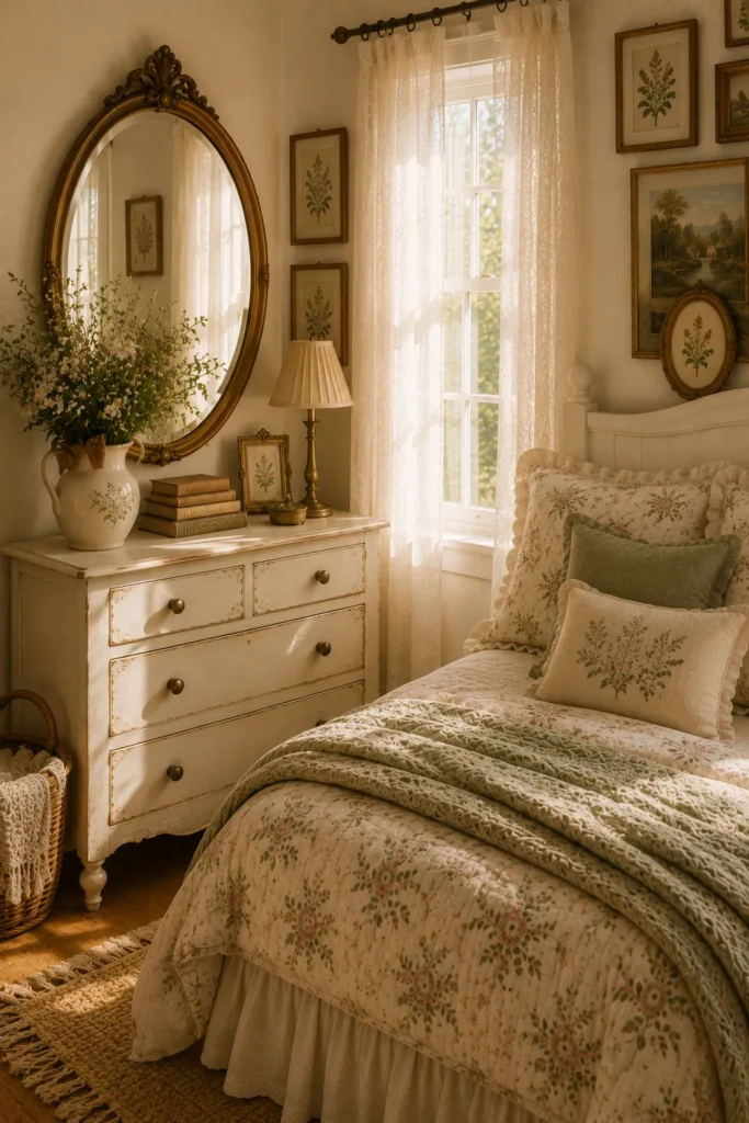 Vintage Mirror Accent