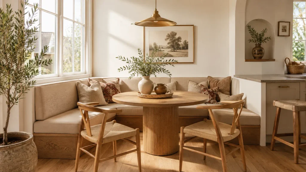 corner dining nook