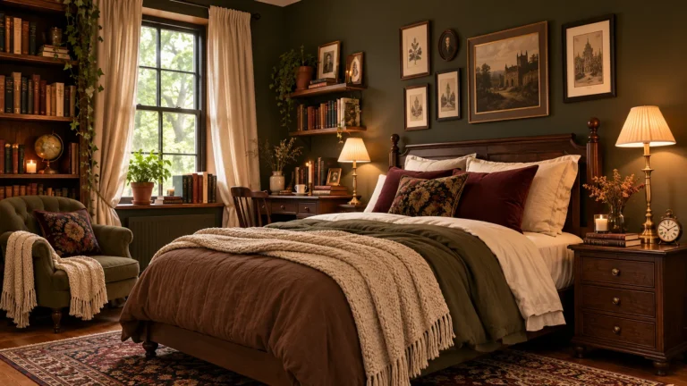 dark academia bedroom ideas