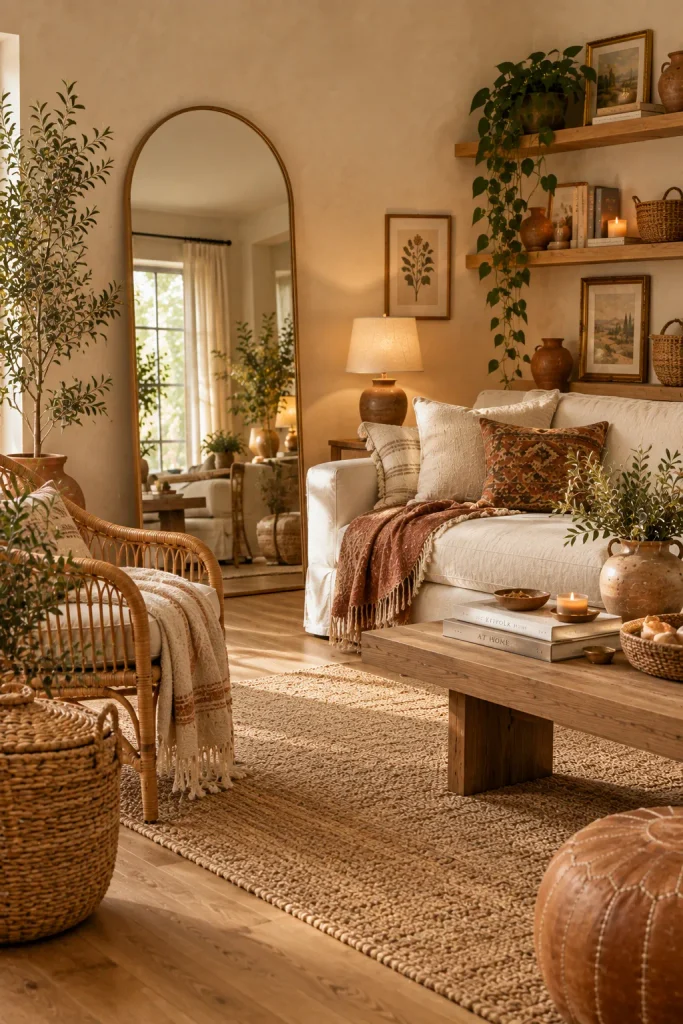 Arched Floor Mirror