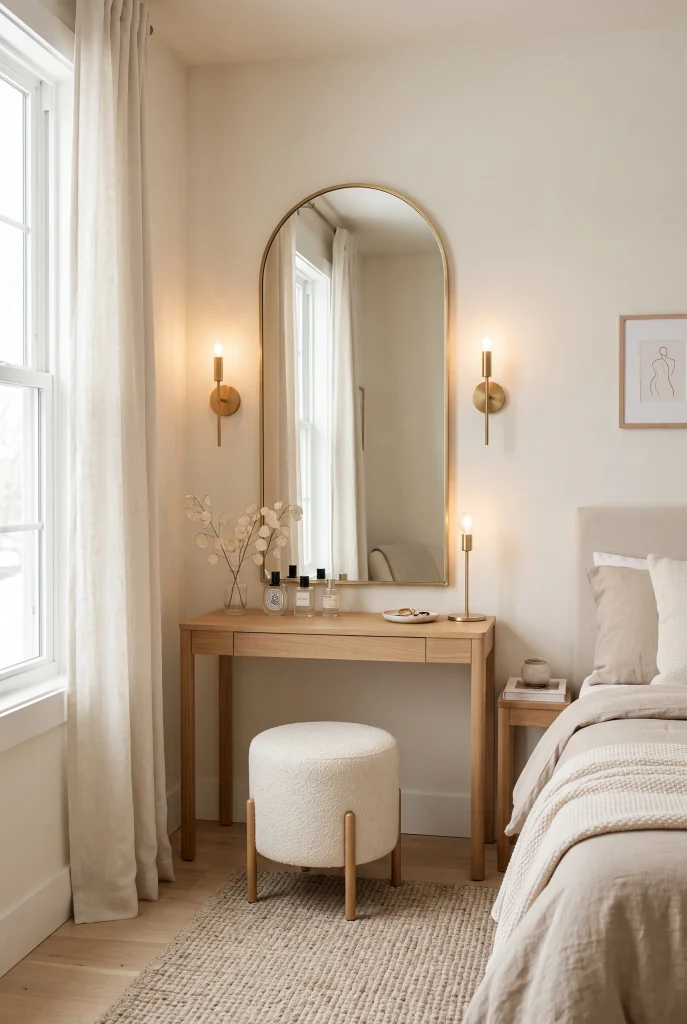 Arched Mirror Vanity