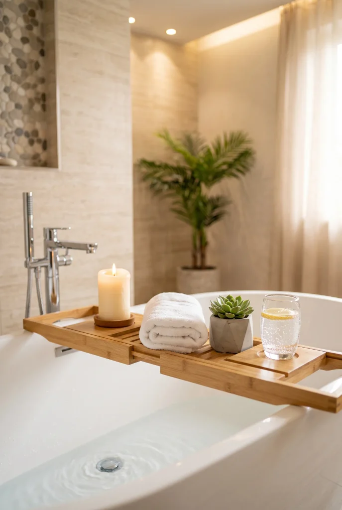 Bamboo Bath Caddy