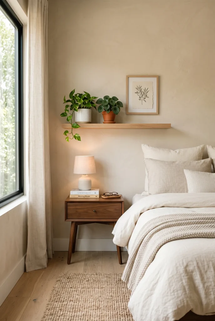 Bedside Plant Shelf