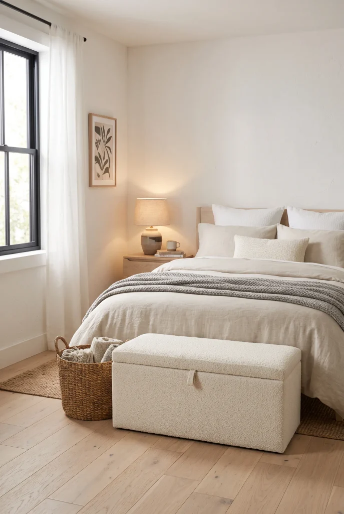 Bedside Storage Bench