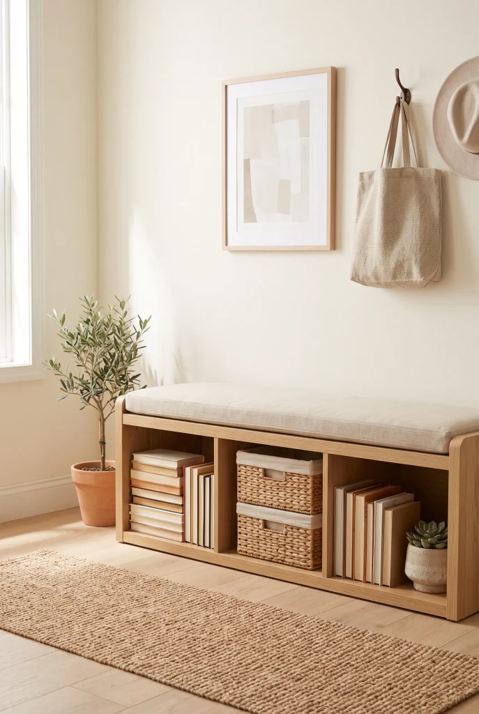 Bench With Cubbies