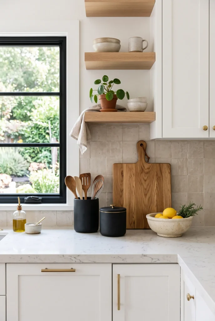 Black Accent Containers