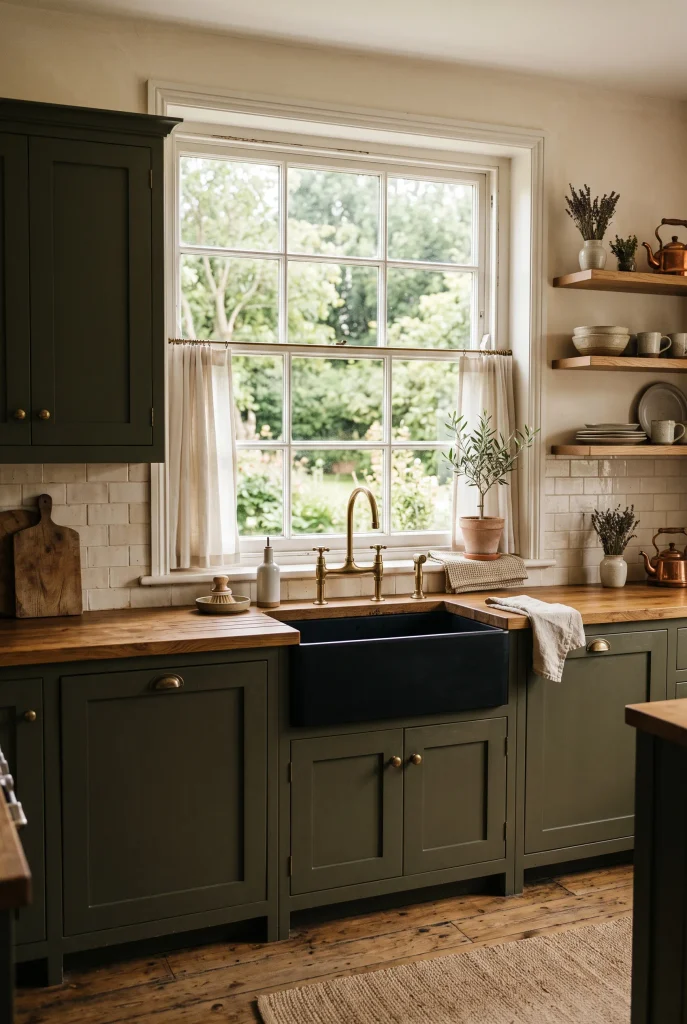 Black Farmhouse Sink