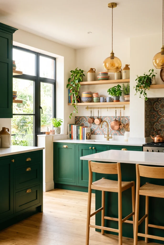 Bold Color Cabinets