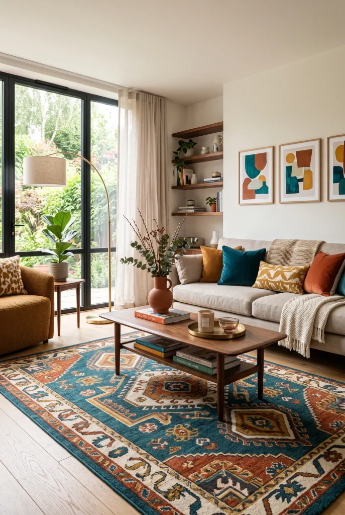 Bold Colorful Rug