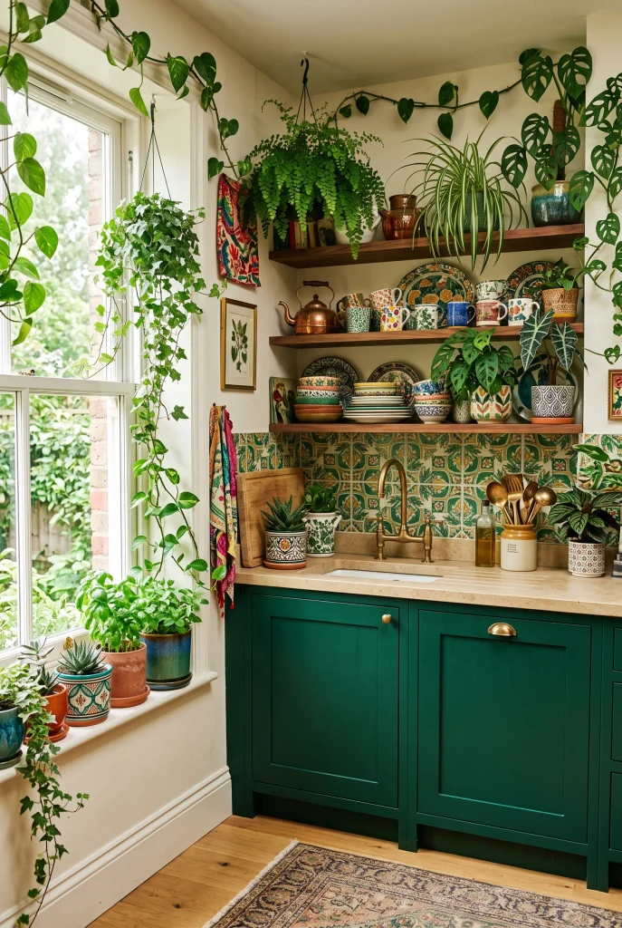 Botanical Kitchen Corners