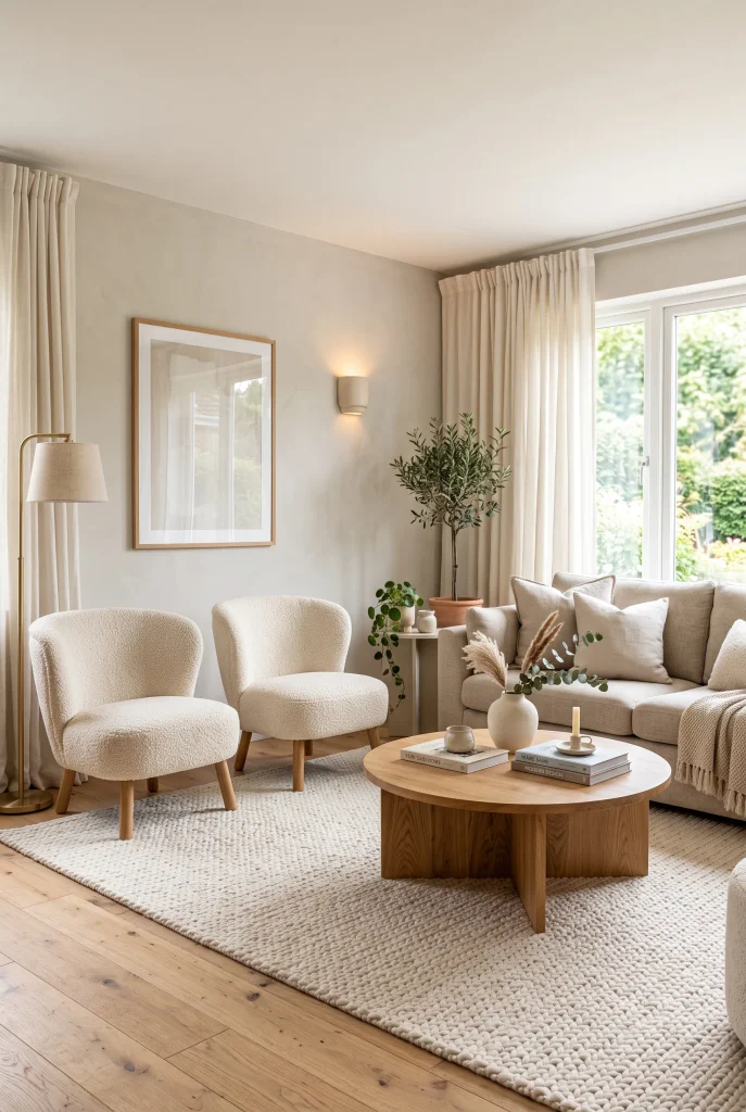 Bouclé Accent Seating