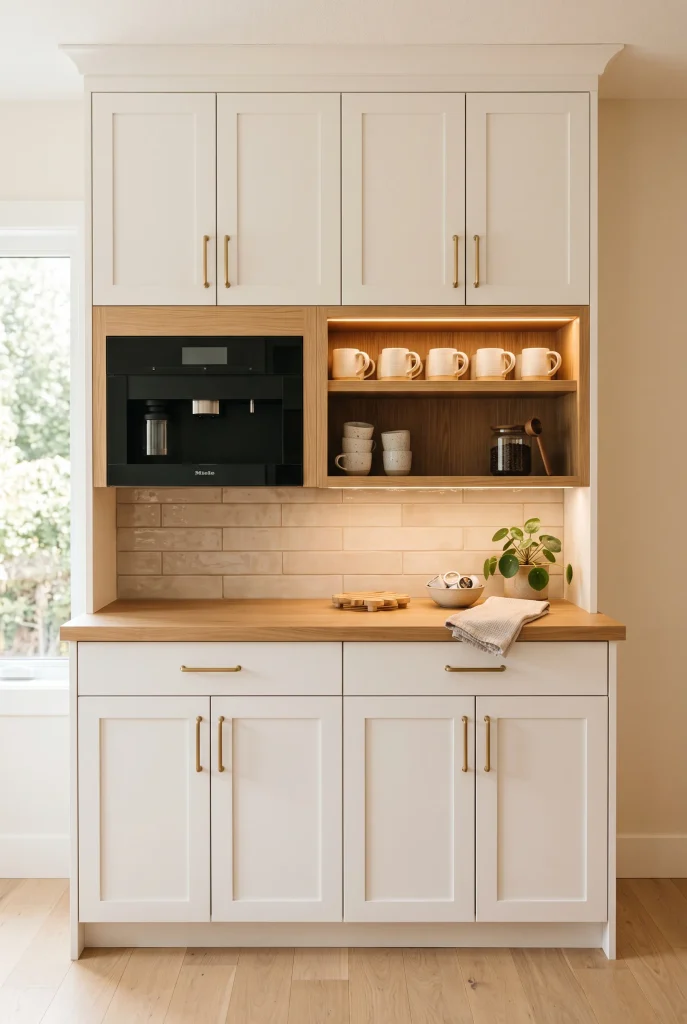 Built-In Coffee Cabinet