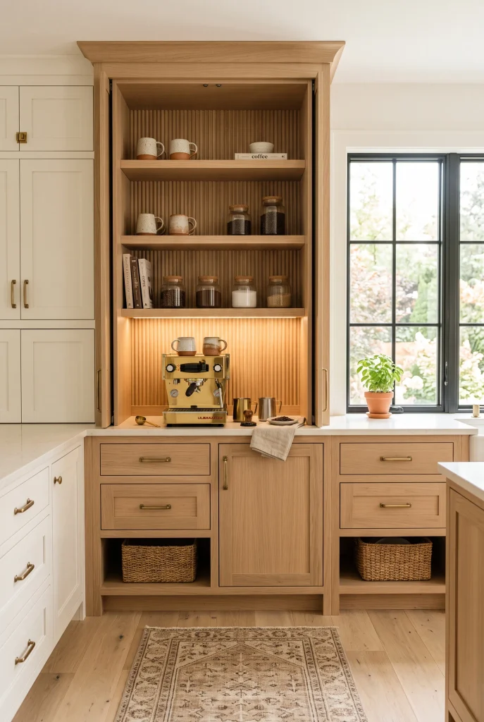 Built In Coffee Nook