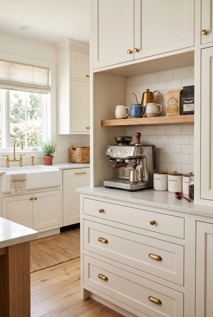 Built In Coffee Station
