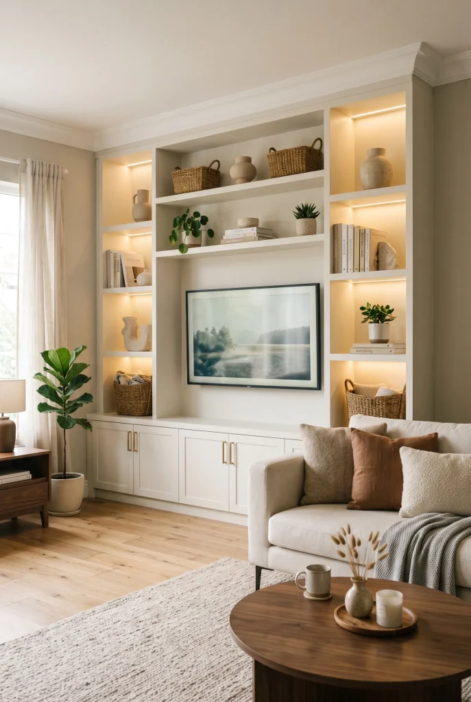 Built In Shelving