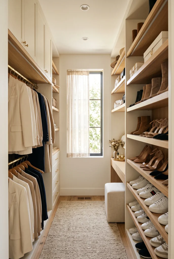 Built-In Shoe Display