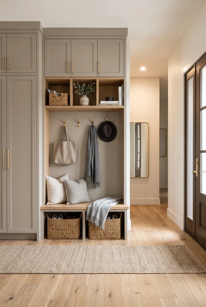 Built-In Storage Wall