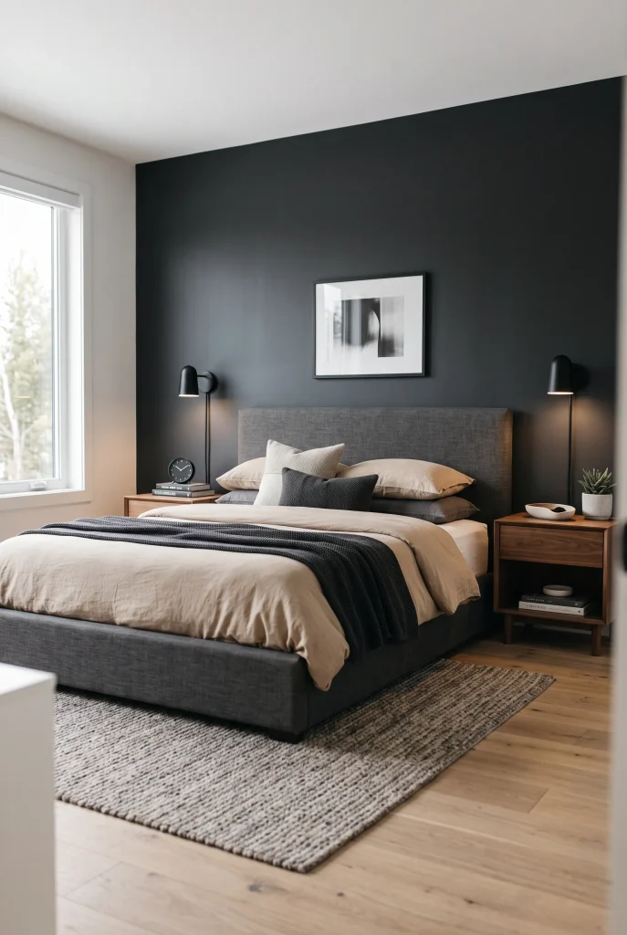 Charcoal Accent Wall