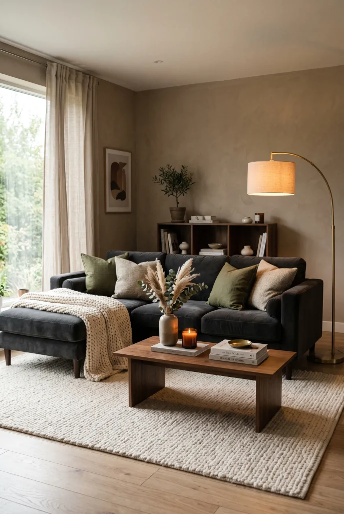 Charcoal Sofa