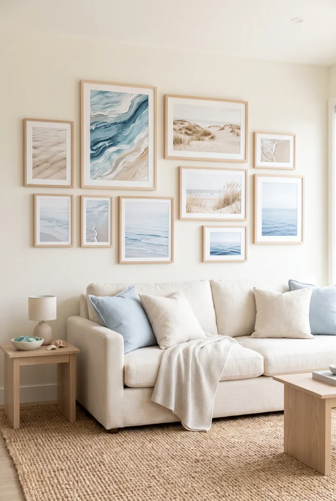 Coastal Gallery Wall