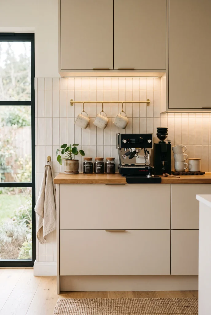 Coffee Bar Backsplash