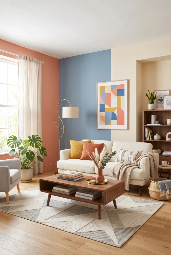 Color-Blocked Walls