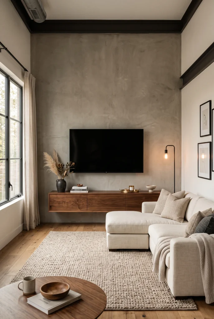 Concrete Accent Wall