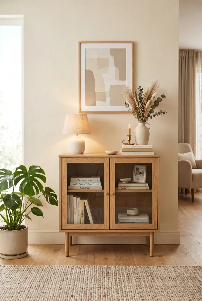 Console Cabinet Storage