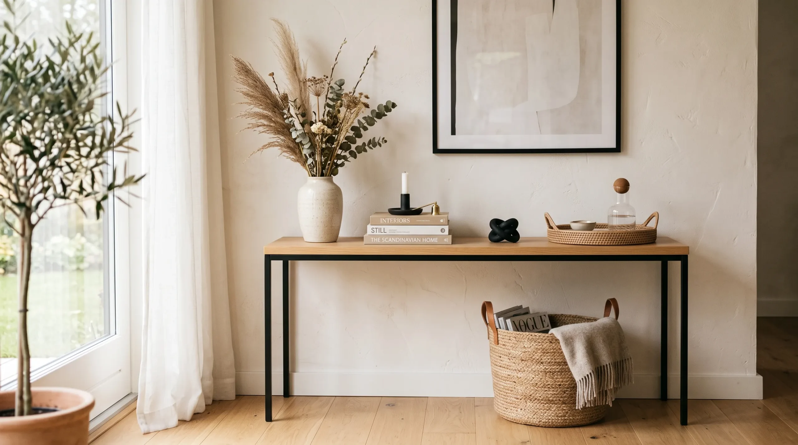 Console table decor ideas