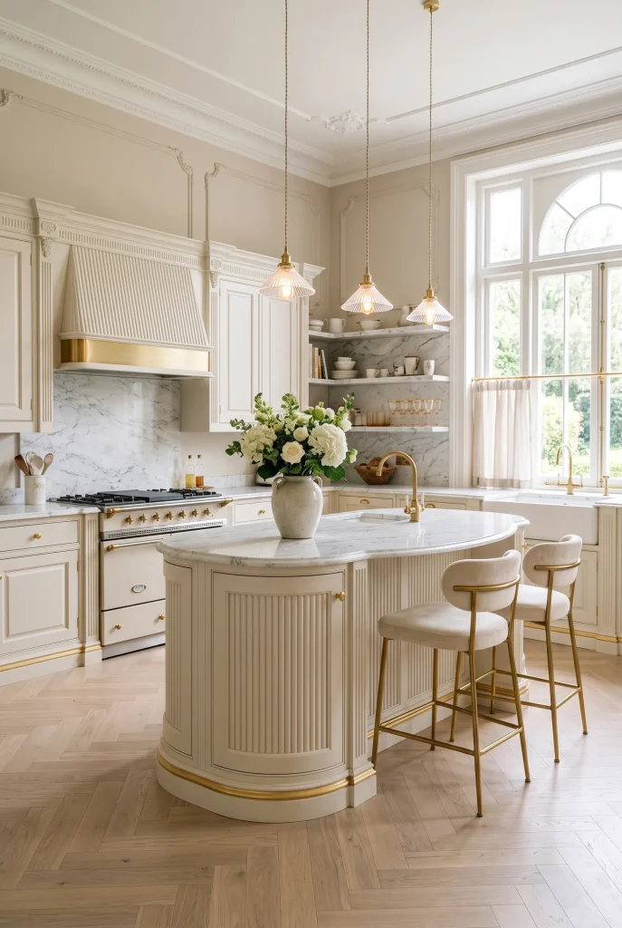 Contemporary Rococo Kitchen