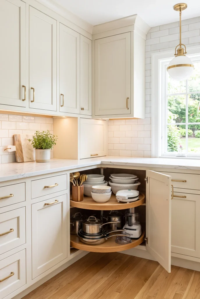 Corner Cabinet Organizer