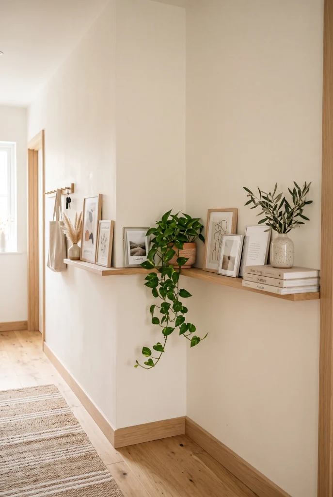 Corner Gallery Shelf
