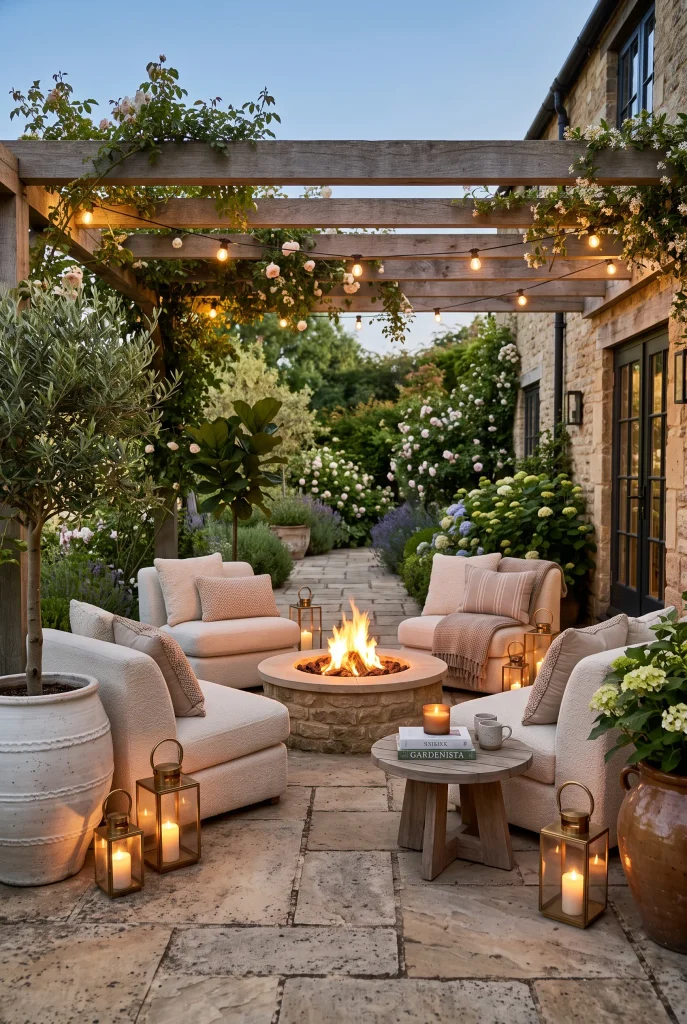 Cozy Fire Pit Area