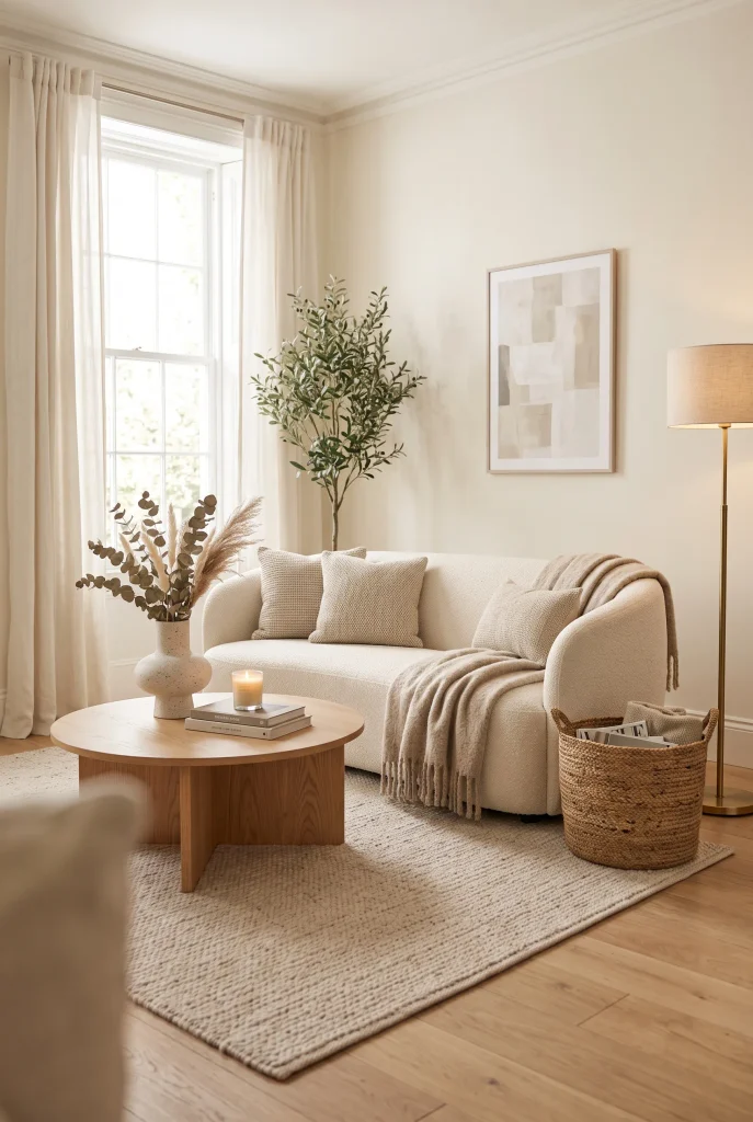 Cream Boucle Comfort