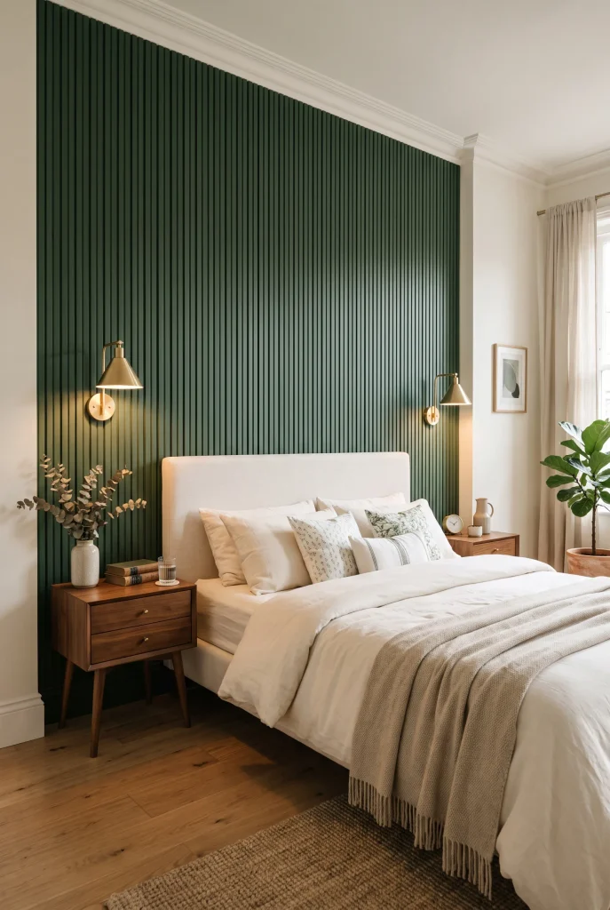 Dark Green Paneling