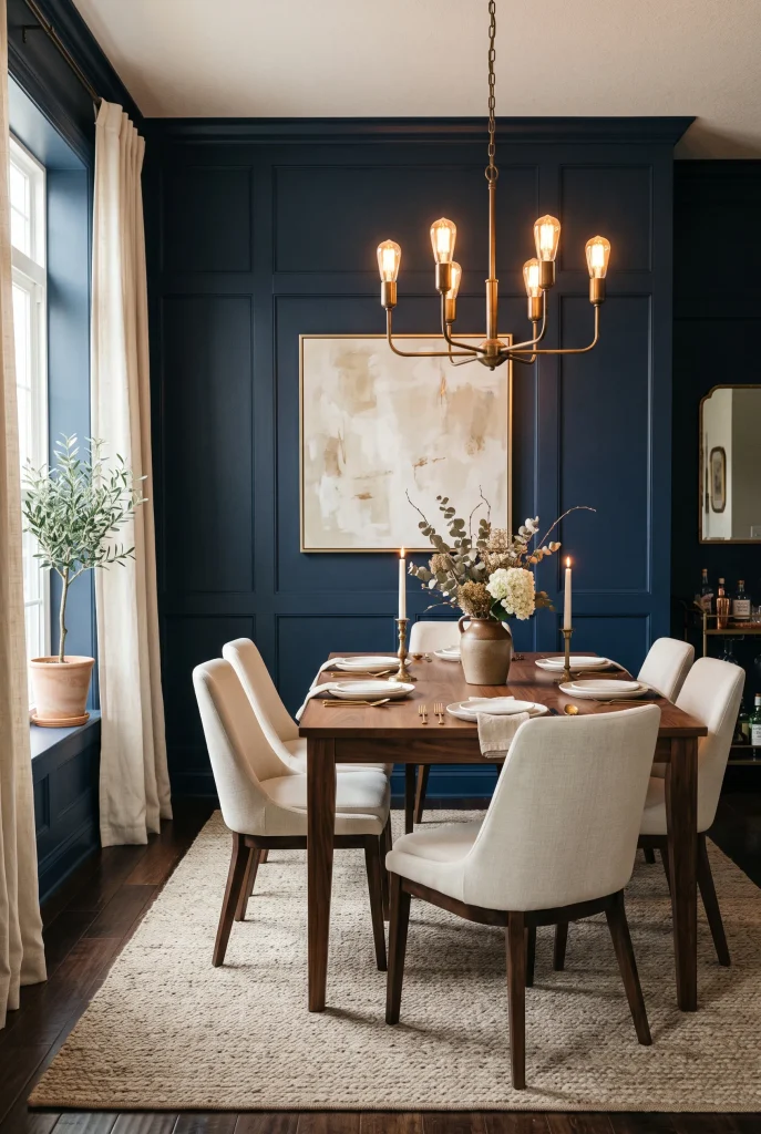Deep Navy Panels