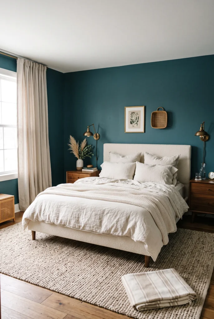 Deep Teal Walls
