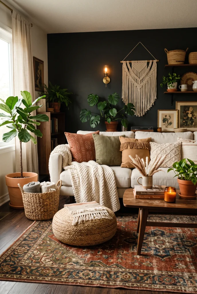 Earthy Layered Textiles